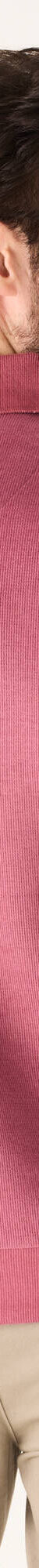 Sweat chaud col polo brodé poitrine maille côtelée (rose foncé) Sweat chaud col polo brodé poitrine maille côtelée (rose foncé)